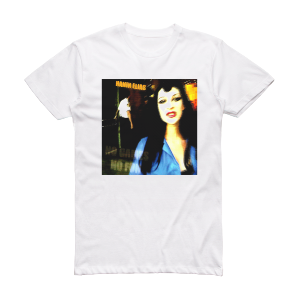 Hanin Elias No Games No Fun Album Cover T-Shirt White