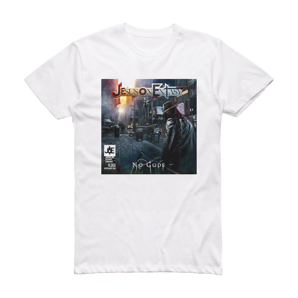 Jesus on Extasy No Gods Album Cover T-Shirt White