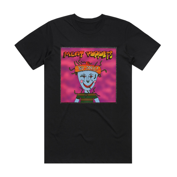 Meat Puppets No Joke Album Cover T-Shirt Black