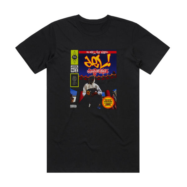 Del the Funky Homosapien No Need For Alarm Album Cover T-Shirt Black