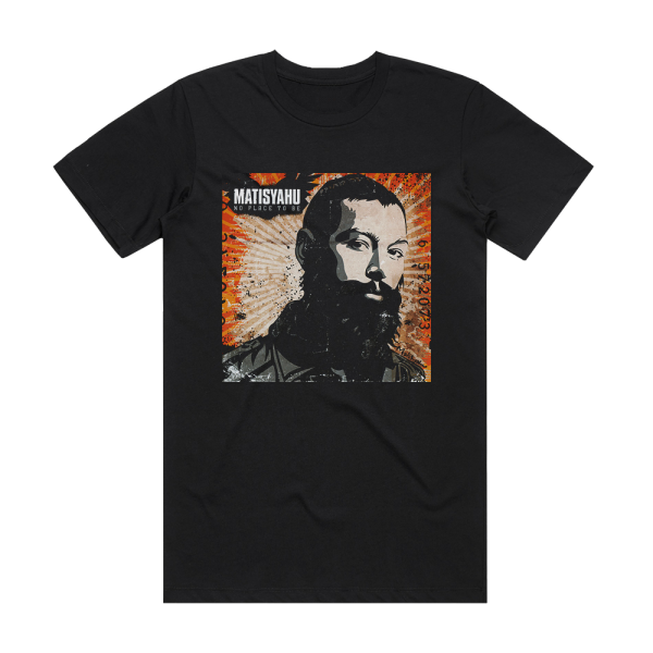 Matisyahu No Place To Be Album Cover T-Shirt Black