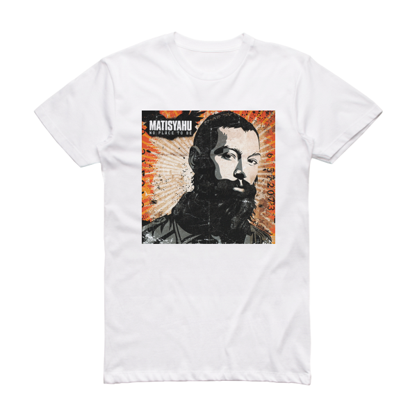 Matisyahu No Place To Be Album Cover T-Shirt White
