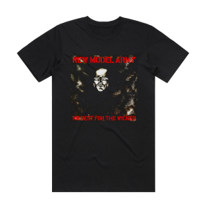 New Model Army No Rest For The Wicked Album Cover T-Shirt Black