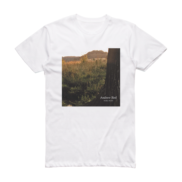 Andrew Bird Noble Beast 2 Album Cover T-Shirt White