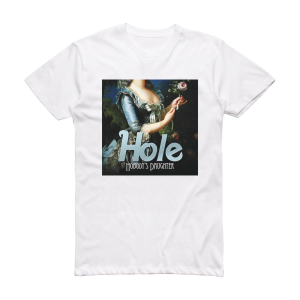 Hole Nobodys Daughter Album Cover T-Shirt White