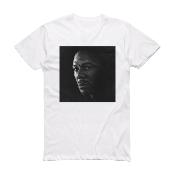 Common Nobodys Smiling 1 Album Cover T-Shirt White