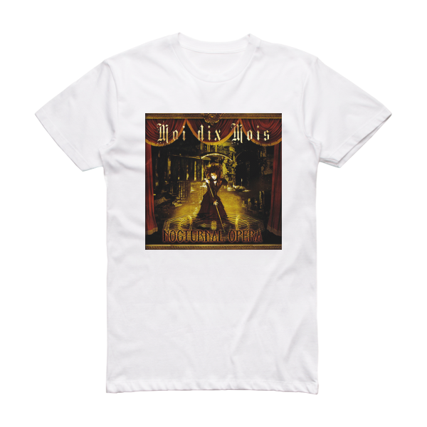 Moi dix Mois Nocturnal Opera Album Cover T-Shirt White