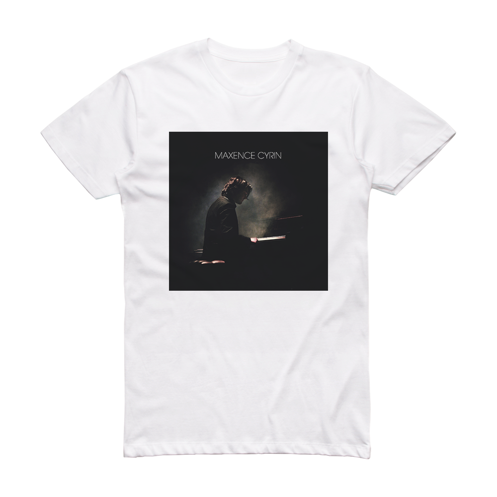 Maxence Cyrin Nocturnes Solo Piano Album Cover T-Shirt White – ALBUM ...
