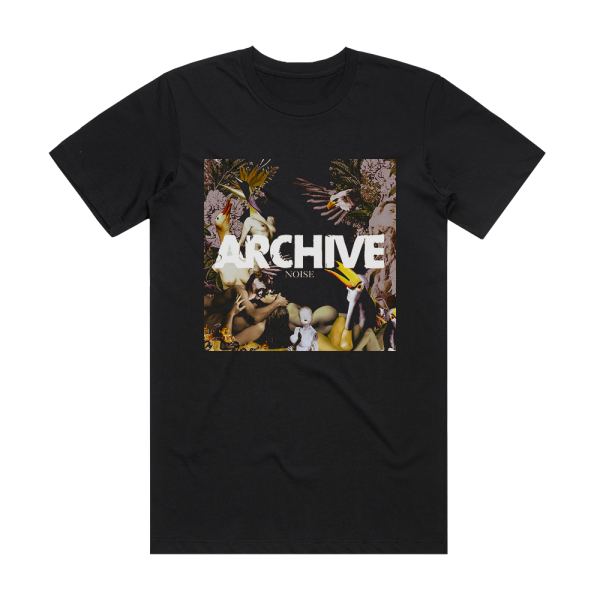 Archive Noise Album Cover T-Shirt Black