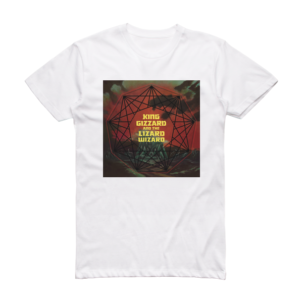 King Gizzard and the Lizard Wizard Nonagon Infinity Album Cover T-Shirt White
