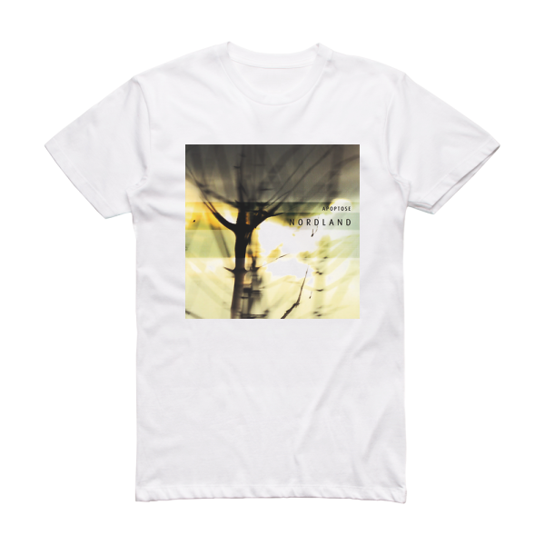 Apoptose Nordland Album Cover T-Shirt White