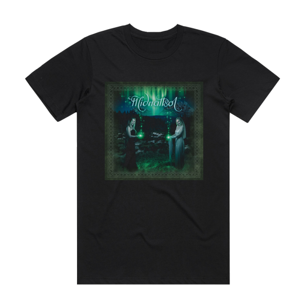 Midnattsol Nordlys Album Cover T-Shirt Black