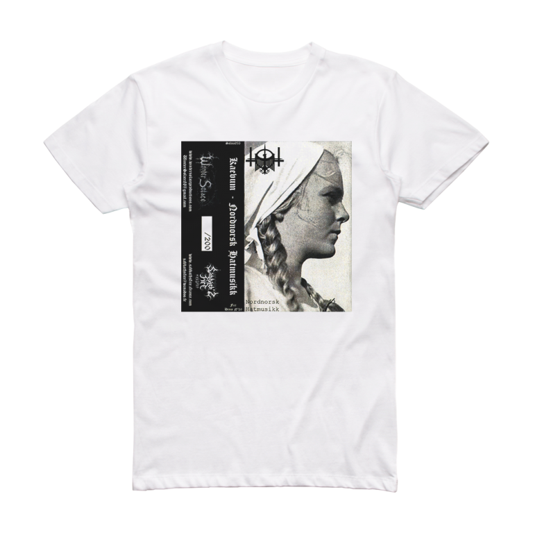 Kaevum Nordnorsk Hatmusikk Album Cover T-Shirt White – ALBUM COVER T-SHIRTS