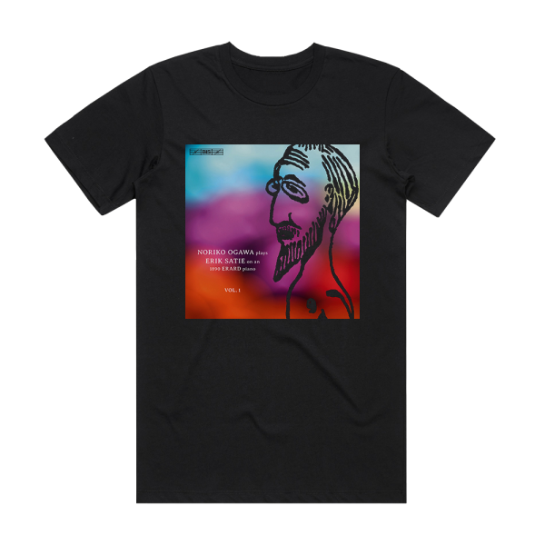 Noriko Ogawa Noriko Ogawa Plays Erik Satie On An 1890 Erard Piano Vol 1 Album Cover T-Shirt Black