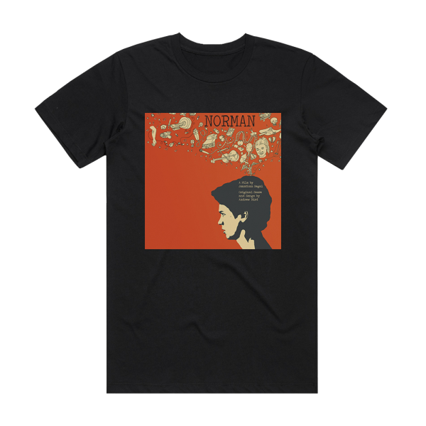 Andrew Bird Norman Album Cover T-Shirt Black