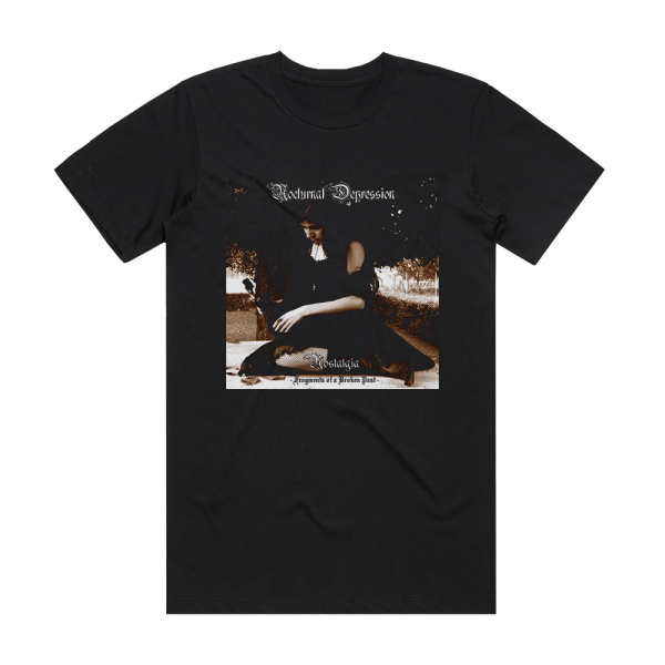 Nocturnal Depression Nostalgia  Fragments Of A Broken Past Album Cover T-Shirt Black
