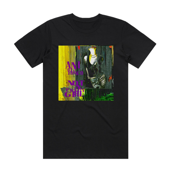 Ani DiFranco Not A Pretty Girl Album Cover T-Shirt Black