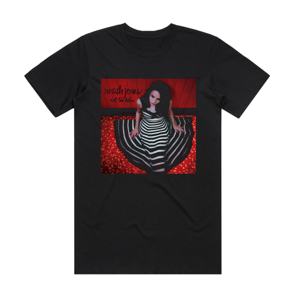 Norah Jones Not Too Late Album Cover T-Shirt Black