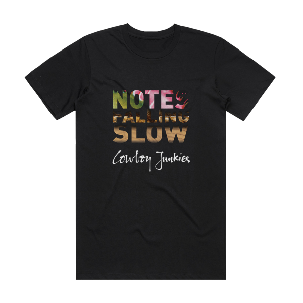 Cowboy Junkies Notes Falling Slow Album Cover T-Shirt Black