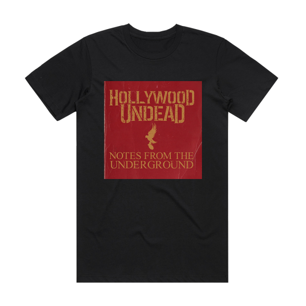 Hollywood Undead Notes From The Underground 2 Album Cover T-Shirt Black