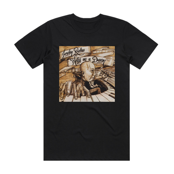 Jordan Rudess Notes On A Dream Album Cover T-Shirt Black