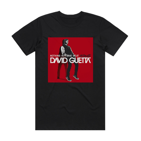 David Guetta Nothing But The Beat Album Cover T-Shirt Black