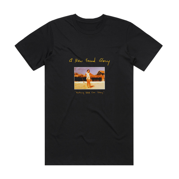 New Found Glory Nothing Gold Can Stay Album Cover T-Shirt Black