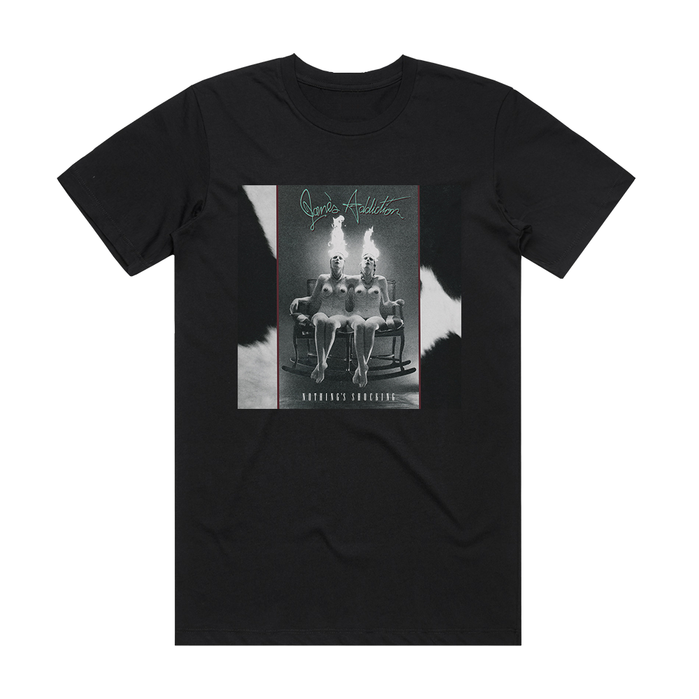 Janes Addiction Nothings Shocking Album Cover T-Shirt Black – ALBUM ...