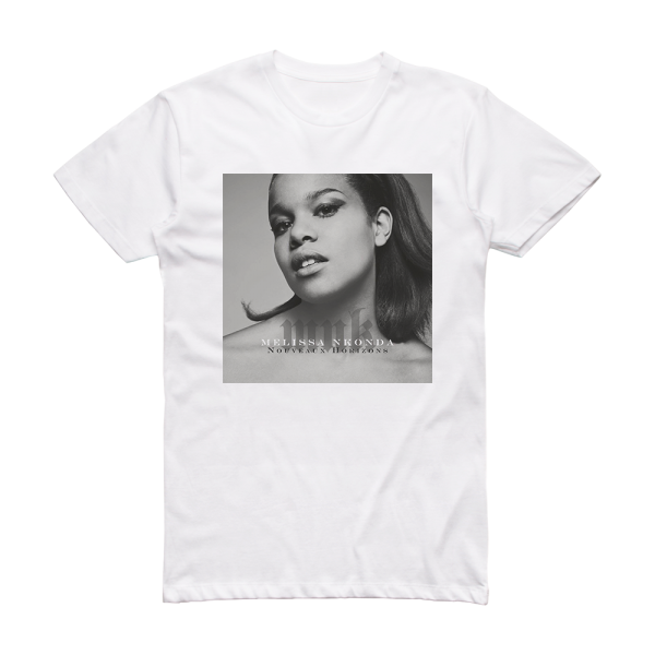 Melissa NKonda Nouveaux Horizons Album Cover T-Shirt White
