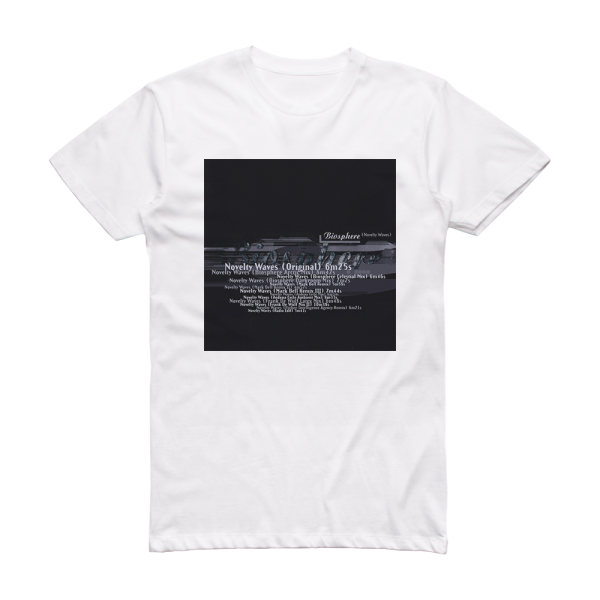 Biosphere Novelty Waves Album Cover T-Shirt White