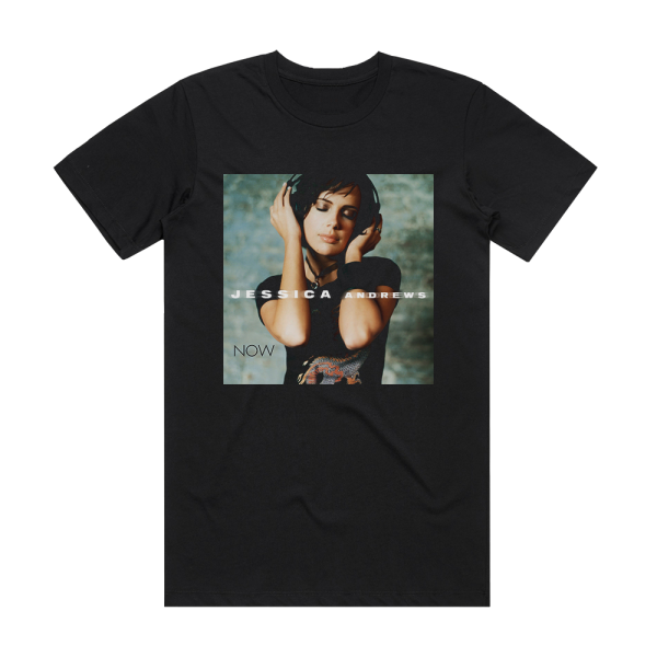 Jessica Andrews Now Album Cover T-Shirt Black