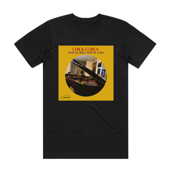 Chick Corea Now He Sings Now He Sobs Album Cover T-Shirt Black
