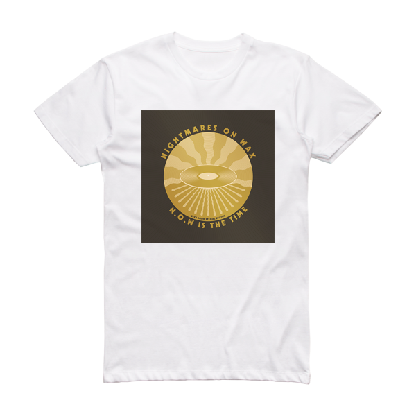 Nightmares on Wax Now Is The Time 1 Album Cover T-Shirt White