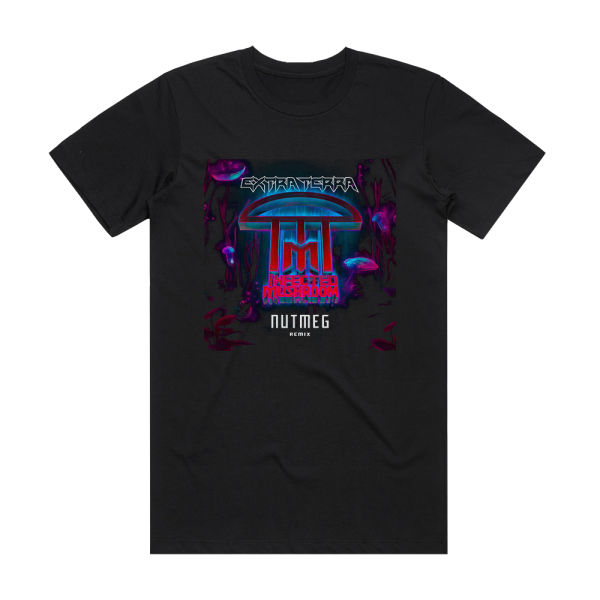 Infected Mushroom Nutmeg Extra Terra Remix Album Cover T-Shirt Black
