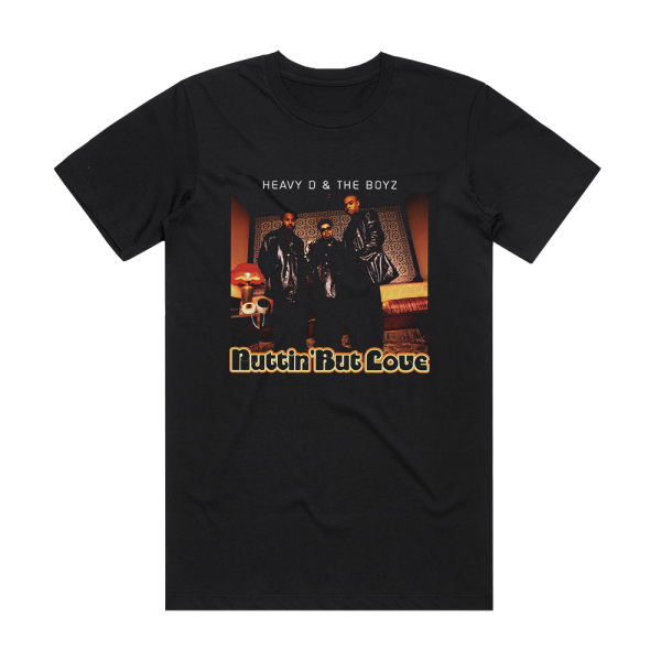 Heavy D and The Boyz Nuttin But Love Album Cover T-Shirt Black