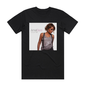 Amel Bent O Je Vais Album Cover T-Shirt Black