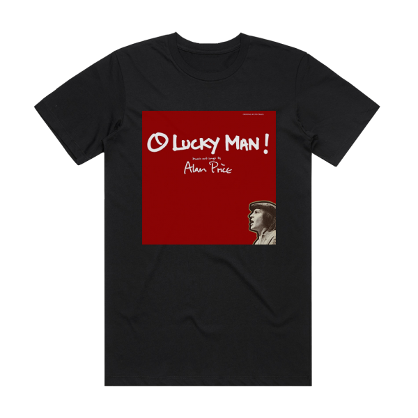Alan Price O Lucky Man Album Cover T-Shirt Black