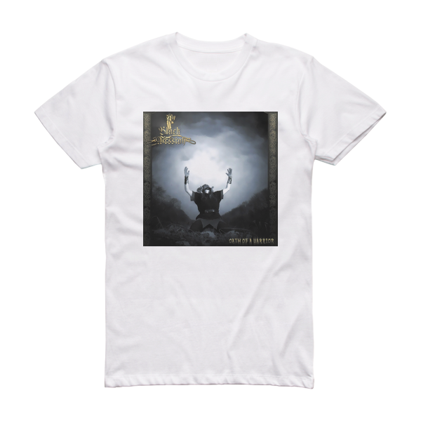 Black Messiah Oath Of A Warrior Album Cover T-Shirt White