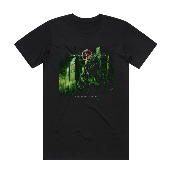 Hideous Divinity Obeisance Rising Album Cover T-Shirt Black