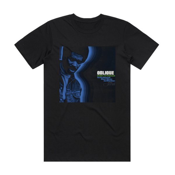 Bobby Hutcherson Oblique 1 Album Cover T-Shirt Black