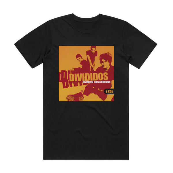 Divididos Obras Cumbres Album Cover T-Shirt Black