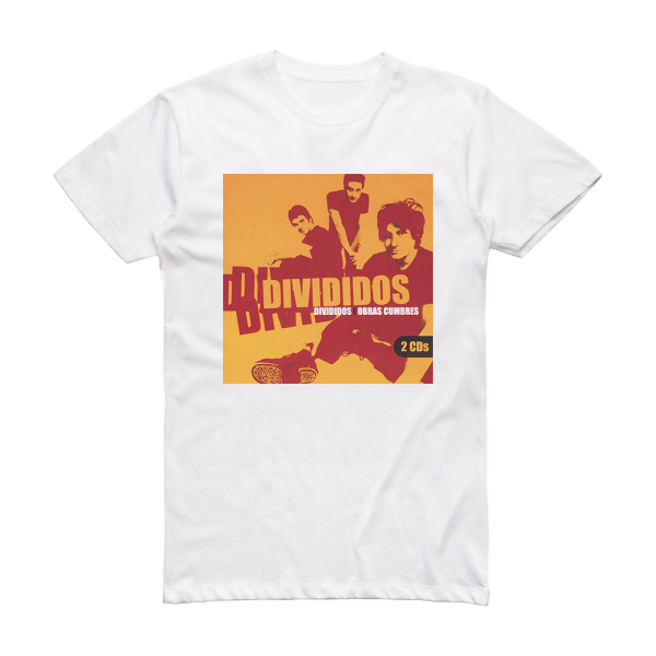 Divididos Obras Cumbres Album Cover T-Shirt White