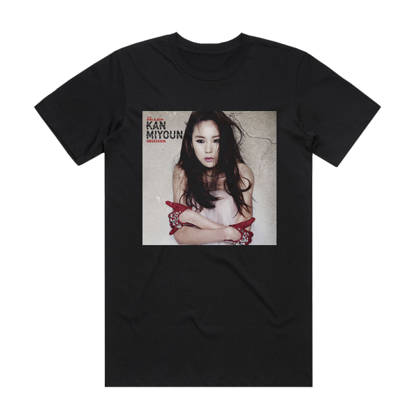 Mi Youn Kan Obsession Album Cover T-Shirt Black