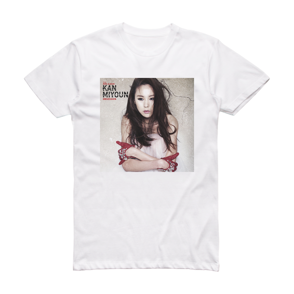 Mi Youn Kan Obsession Album Cover T-Shirt White