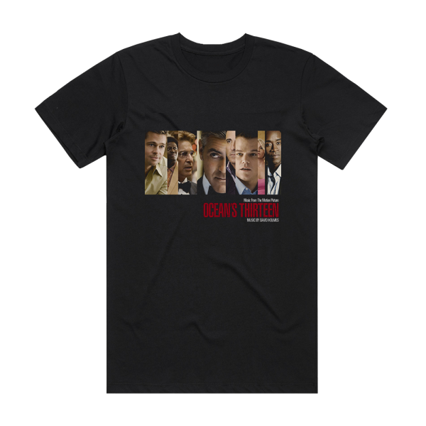 David Holmes Oceans Thirteen Album Cover T-Shirt Black