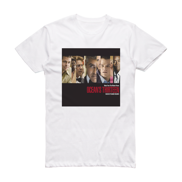 David Holmes Oceans Thirteen Album Cover T-Shirt White