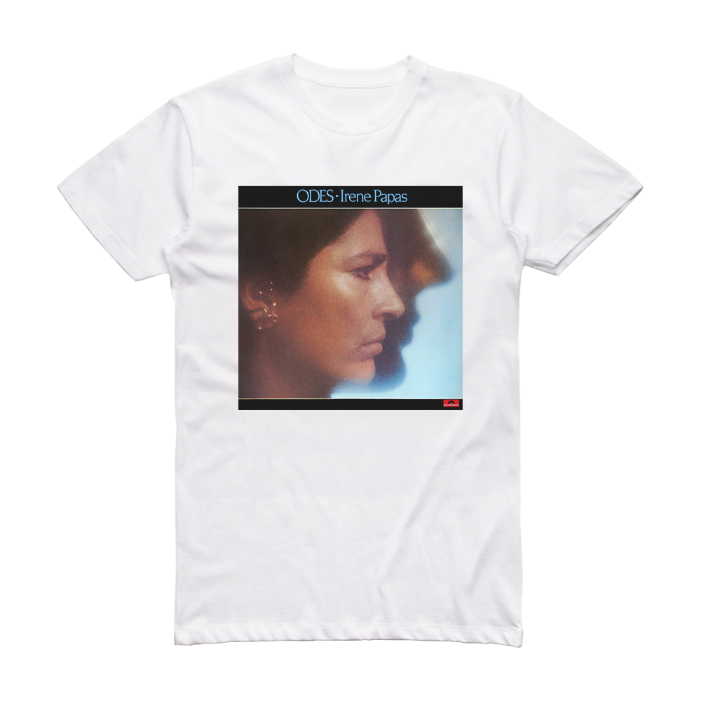 Irene Papas Odes Album Cover T-Shirt White – ALBUM COVER T-SHIRTS