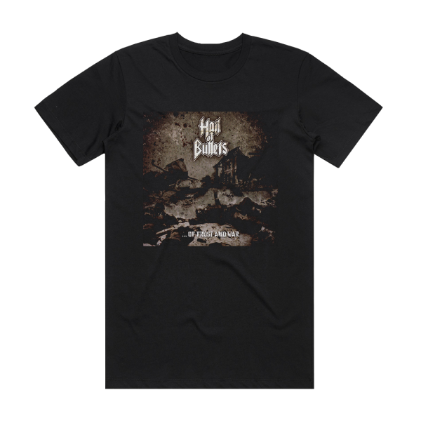 Hail of Bullets Of Frost And War Album Cover T-Shirt Black