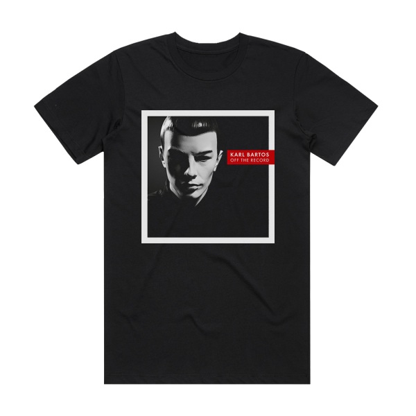 Karl Bartos Off The Record Album Cover T-Shirt Black