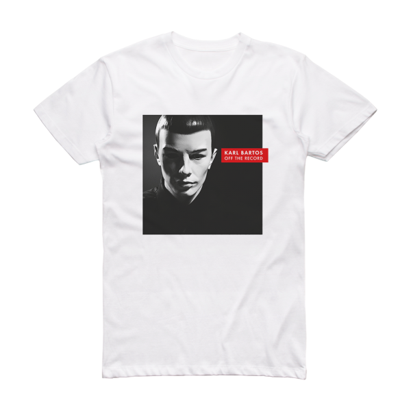 Karl Bartos Off The Record Album Cover T-Shirt White